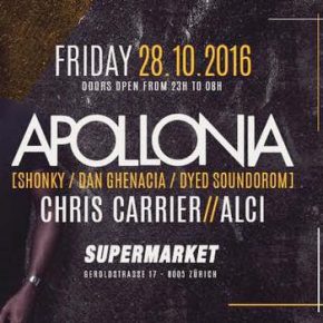 Terrazzza with Apollonia @ Supermarket, Zurich, October 28th fri 2016